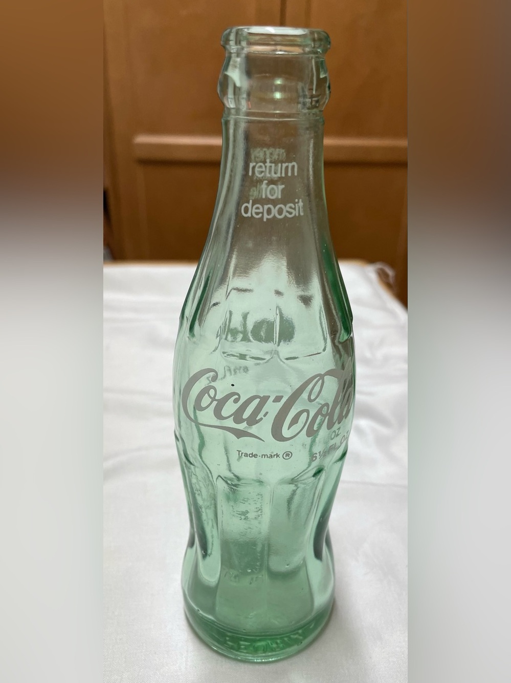 Coca-Cola Classic Green Glass Bottle